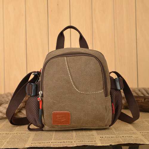 Women Men Casual Canvas Crossbody Bags Light Handbags Outdoor Shoulder Bags