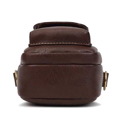 Women Men Retro Front Zipper Pocket Shoulder Bags Vintage Crossbody Bags Waist Bags 5.5'' Phone Bags