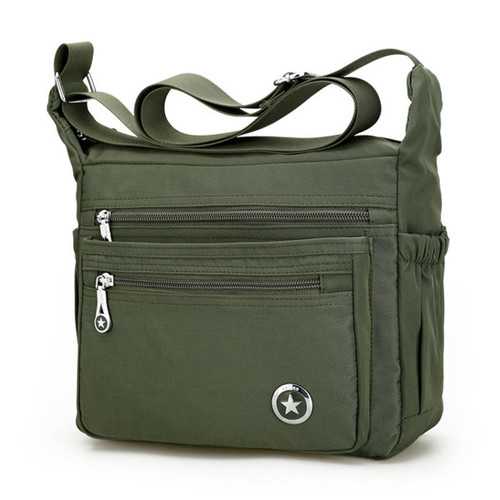 Women Front Pockets Shoulder Bags Light Crossbody Bags
