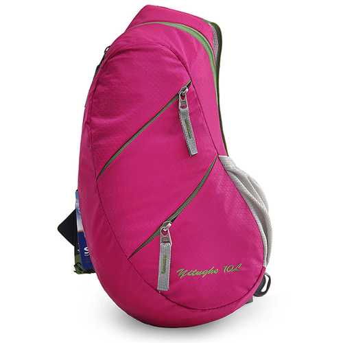 Women Men Nylon Light Weight Chest Bag Shoulderbags Crossbody Bags