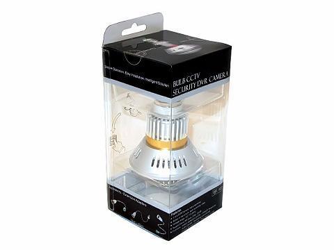 1/4-in Motion Detect Nightvision Hidden Bulb CCTV Security DVR Camera