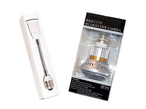 Concealable Nightvision Bulb CCTV Security DVR Motion Detect Camcorder