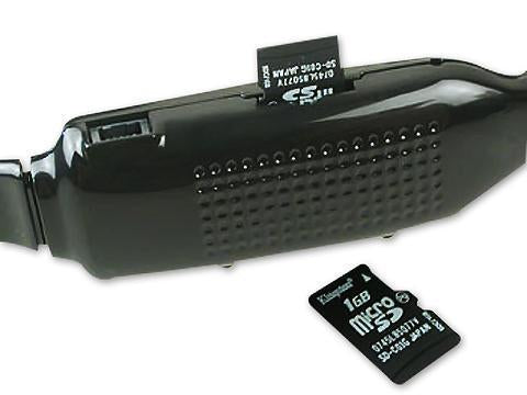 Audio Video Recorder Digital Sunglasses Camcorder w/ MicroSD Slot