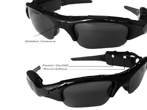 Audio Video Recorder Digital Sunglasses Camcorder w/ MicroSD Slot