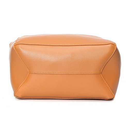 Women Casual PU Handbag Durable Colorful Two Straps Crossbody Bag Shoulder Bag