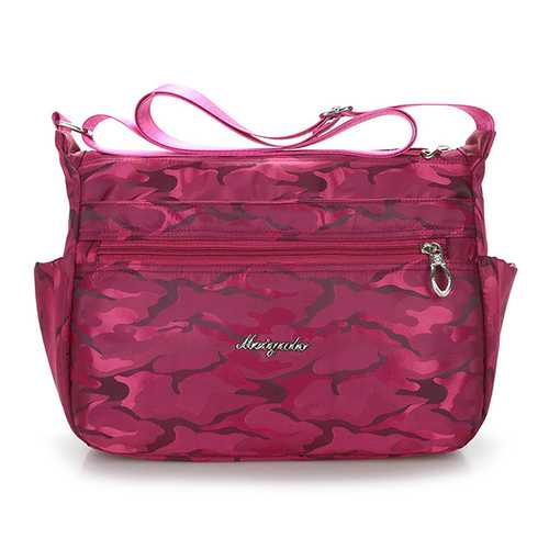 Women Fashion Multicolor Camouflage Casual Tide Messenger Ba
