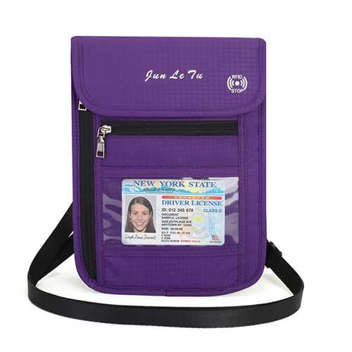 RFID Blocking Travel Passport Holder
