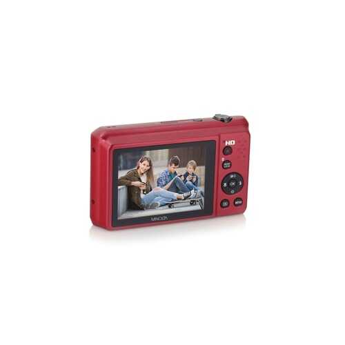 Minolta MN12Z-R 20.0-Megapixel HD Wi-Fi Digital Camera (Red)