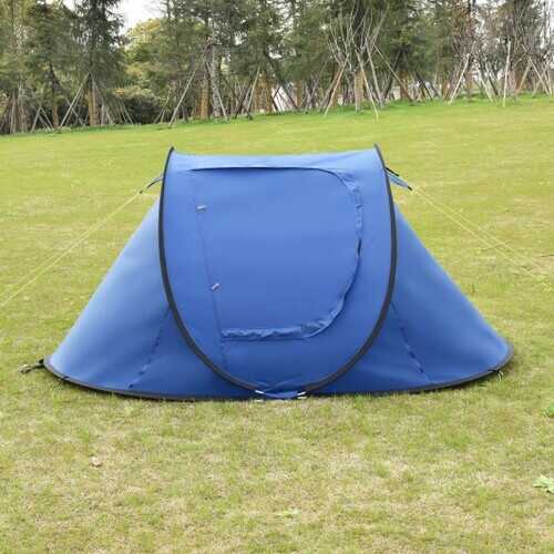 Waterproof 2-3 Person Camping Tent-Dark Blue
